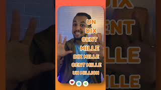 Les chiffres 🧡🦾 million apprendrelefrançais بتاعفرنش learnfrench [upl. by Lancey836]