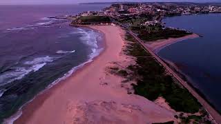 Sunrise Hyperlapse Nobbys Beach Newcastle DJI Mavic Air 2s [upl. by Akaya]