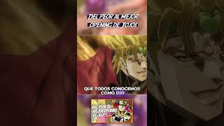 DEL PEOR AL MEJOR OPENING DE JOJOS PARTE 7  Jojos Bizarre Adventure jojo anime shorts [upl. by Sauls]