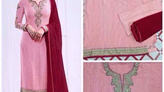 Prachi Desai Designer Straight Suits 2017 Collection  ZikimoCom [upl. by Ronacin]