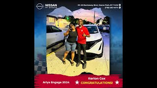 Congratulations Kerion Cox on your New 2024 Ariya Engage from Nissan Queens family [upl. by Awahsoj]