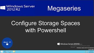 Configure Storage Spaces on Windows Server 2012 R2 with Powershell [upl. by Miguela755]