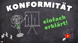 Konformität einfach erklärt Psychologie [upl. by Ardnu]