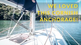 Anchoring in the Truro River Up the Fal  One of our FAVOURITE Anchorages  Evocean Sailing [upl. by Ycat897]