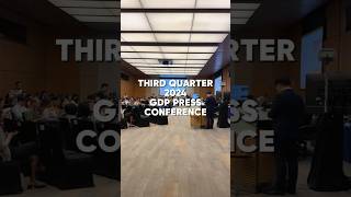 Third Quarter 2024 GDP Press Conference [upl. by Tse]