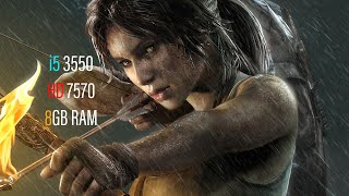 HD 7570  Tomb Raider Test in 2024 ft i5 3550 [upl. by Hoebart]