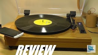 REVIEW Archeer Bluetooth Turntable Vinyl Record Player [upl. by Lindner]