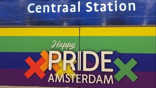 Pride Walk Amsterdam 2024  AMSTERDAM CITY Walks  Happy Pride 2024 ☀️ [upl. by Iram]