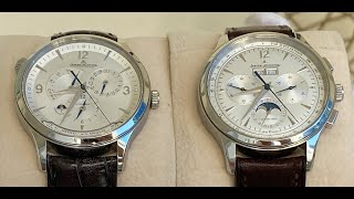 JaegerLeCoultre Master Control  Geographic vs Chronograph Calendar [upl. by Etyak296]