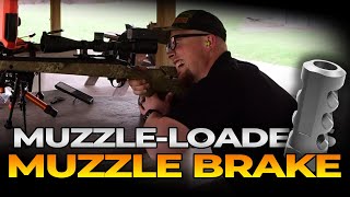 MuzzleLoaderscom Muzzle Brake Review amp Recoil Test [upl. by Nisse]