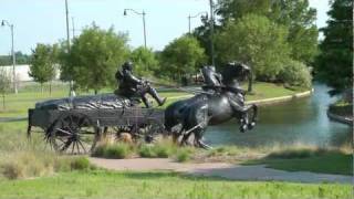 Worlds Largest Bronze StatueOKC [upl. by Jayme]