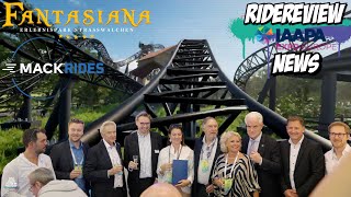 Neue Achterbahn von MACK Rides im Fantasiana Erlebnispark Straßwalchen in Österreich  Ride Review [upl. by Seessel]