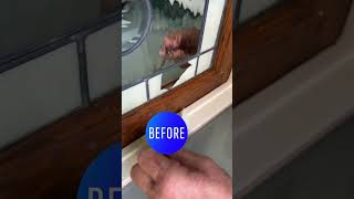 Repair Stained Glass Before amp After￼￼ [upl. by Odille]