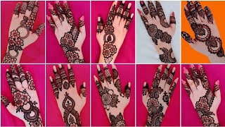 Simple Mehndi Design  Back Hand Mehndi Design  Eid Special Mehndi Design 2024 [upl. by Refotsirc]