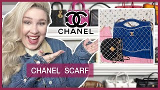 Are Chanel silk scarves worth it  Adding to the Silk Scarf Chanel Collection [upl. by Lotz]