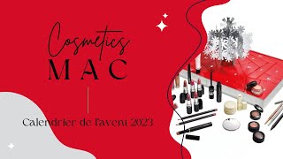 UNBOXING Calendrier de l’avent 2023 MAC Cosmetics WOW🤩 [upl. by Dachi973]