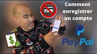 Enregistrer un compte paypal gratuitement sans carte ni compte bancaire LeDaronGeekMoney [upl. by Ahsimak597]