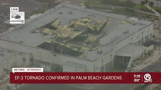 Chopper 5 gets aerial view of tornado damage in Avenir community of Palm Beach Gardens [upl. by Carilyn]