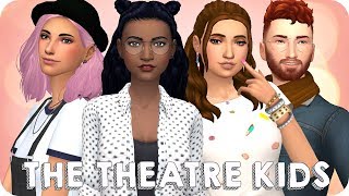 HIGH SCHOOL CLIQUES  THE THEATRE KIDS  Sims 4 Create A Sim [upl. by Celene449]