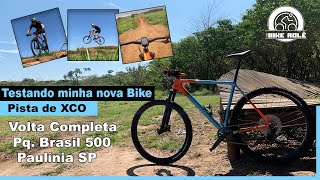 1 Volta no circuito de XCO em Paulínia  Testando a Cannondale FSi [upl. by Nyrb882]