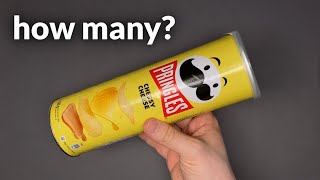 How Many Chips Are In A PRINGLES Can [upl. by Stimson]