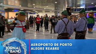 Aeroporto de Porto Alegre reabre para voos comerciais após 170 dias [upl. by Nodnal]