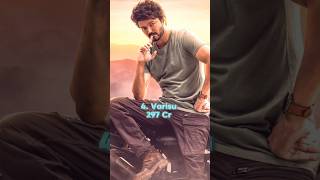 Top 10 Highest Grossing Thalapathay Vijay Movies 🔥shorts [upl. by Ahseket]