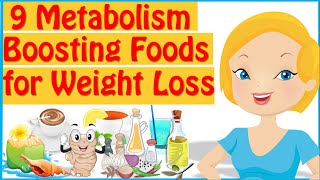 9 Metabolism Boosting Foods Metabolism Boosters [upl. by Ayatan]