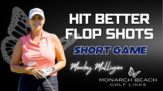 High Flop Shot with Tons of Spin with Jackie  Monarch Beach Monday Mulligan [upl. by Higley503]