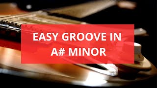 Easy Groove Guitar Backing Track in A Minor [upl. by Alemahs]