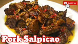 Pork Salpicao  Quick and Easy Recipe  Cindys Cooking [upl. by Niro]