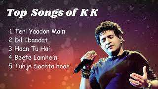 Top Songs of kk  Emraan Hashmi Songs  Best Songs  Hits Bollywood Songs  KK Songs  2024 [upl. by Imik]