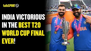 India Triumphs Over South Africa In Thrilling Final To Win Second T20 World Cup 🇮🇳🏆 [upl. by Oruntha668]