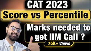 CAT 2023 Score vs Percentile  How Much Marks to get IIM in CAT  IIM Cut offs [upl. by Jaenicke]