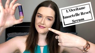 LOCCITANE IMMORTELLE RESET SERUM REVIEW PROS amp CONS [upl. by Eyr]