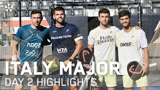 BNL Italy Major Premier Padel Highlights day 2 Men [upl. by Nidnarb678]