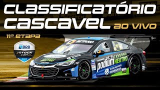 STOCK CAR 2023 AO VIVO  11ª ETAPA  TREINO CLASSIFICATÓRIO  CASCAVEL PR [upl. by Raycher982]