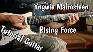 Tutorial Guitar  Yngwie Malmsteen  Rising Force [upl. by Nyrrat552]