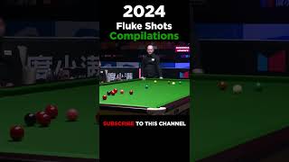 Unbelievable Fluke Shots of 2024  Snooker’s Luckiest Moments Compilation [upl. by Veator]