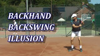 Deconstructing The One And Two Handed Tennis Backhand Backswing [upl. by Akienaj]