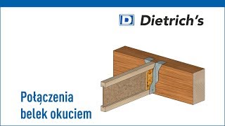 Połączenia Ciesielskie okucia stalowe w belkach stropowych [upl. by Ogawa237]