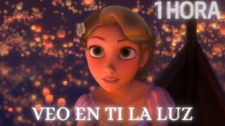 🎇 Veo en ti la Luz 1 HORA  ENREDADOS  Letra Español Latino [upl. by Olrak982]