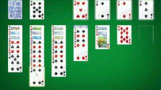 Solitaire Win on Windows 7 in HQ [upl. by Pasia]