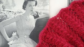 LACE SCARF KNITTING TUTORIAL  Vintage Lace Scarf Revisited Beginners Edit [upl. by Ylrehc]