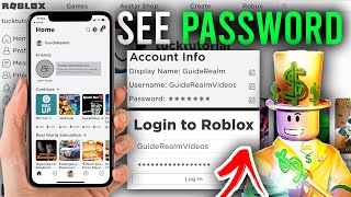 How To See Your Roblox Password  Best Guide [upl. by Erastes]