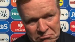 Ronald Koeman Post Match Interview Netherlands vs England 12 [upl. by Rusert]