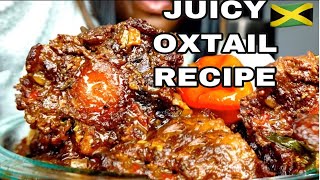 BEST OXTAIL RECIPE  JAMAICAN OXTAIL STEW  HOW TO MAKE EASY OXTAIL STEW [upl. by Wall293]