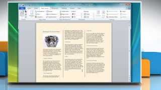 How to Make a TriFold Brochure in Microsoft® Word [upl. by Eilrac939]