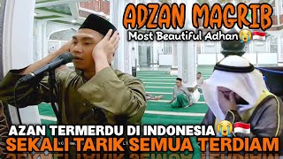 BARU Adzan Termerdu di Indonesia Azan Magrib Rost Populer Versi Bilal🇲🇨 ماشاءالله Bikin Terpana😭 [upl. by Asirrak]