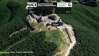 UCI MTB World Championships 2024  Andorra Pal Arinsal  CrossCountry Short Track XCC [upl. by Cohette420]